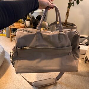 **SOLD** Beige Travel tote